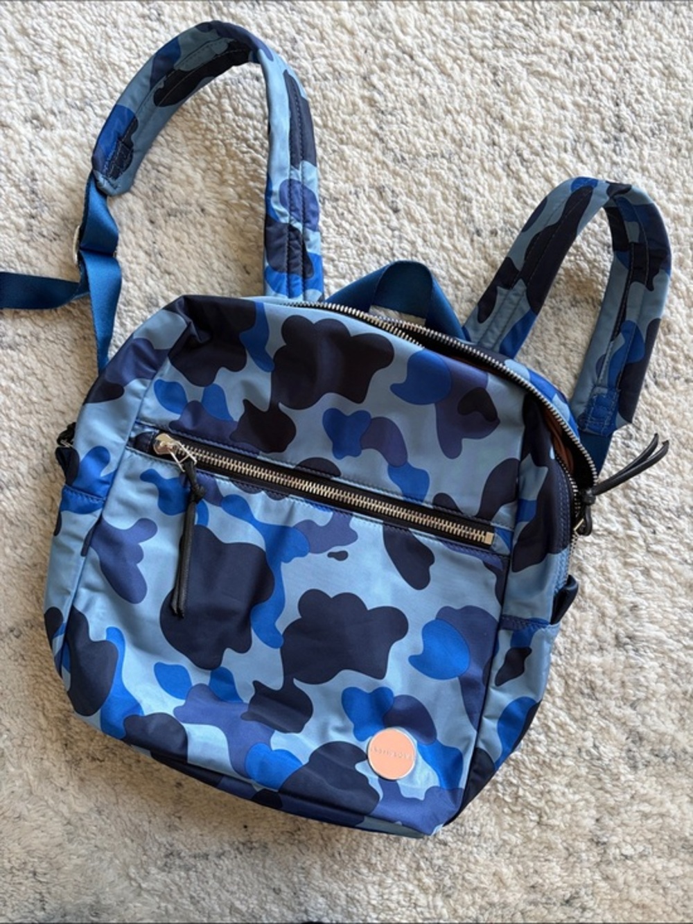 ShortyLove • Blue Camouflage Small Backpack New